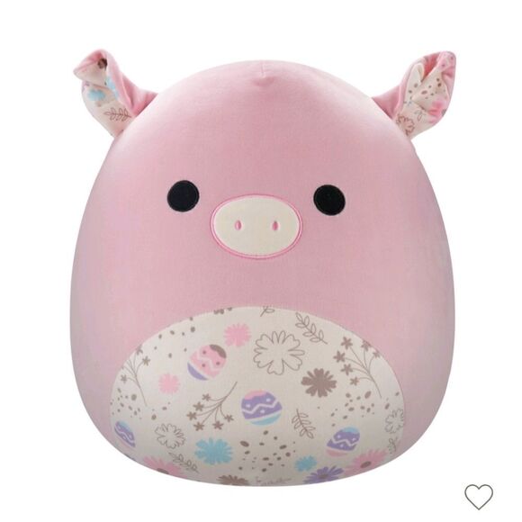 Nwt Squishmallows 16" Peter Pink Pigwith Easter Print Belly Large Plush - Picture 1 of 9